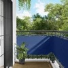 Balkono Ekranas Mėlyna 75 x 200 cm PU dengtas oksfordas alu