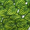Balkono uždanga su lapais Žalia ir geltona 400 x 100 cm