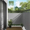 Balkono Ekranas Šviesiai pilka 110 x 400 cm Oksfordo audinys