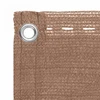 Balkono Ekranas Taupe 120 x 1000 cm HDPE ir aliuminis