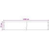 Balkono Ekranas Terakotos 75 x 1200 cm HDPE ir aliuminis