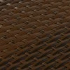 Balkono pertvara, rudos/juodos spalvos, 300x100cm, poliratanas