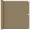 Balkono pertvara, taupe spalvos, 90x300cm, HDPE