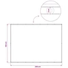 Balkono privatumo ekranas 150 x 200 cm Audinys su PU danga