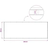 Balkono privatumo ekranas 150 x 400 cm Audinys su PU danga