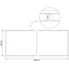 Balkono privatumo ekranas 150 x 600 cm Audinys su PU danga