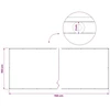 Balkono privatumo ekranas 150 x 700 cm Audinys su PU danga