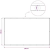 Balkono privatumo ekranas 180 x 300 cm Audinys su PU danga
