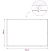 Balkono privatumo ekranas 200 x 300 cm Audinys su PU danga