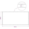 Balkono privatumo ekranas 200 x 400 cm Audinys su PU danga