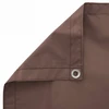 Balkono privatumo ekranas 200 x 500 cm Audinys su PU danga Ruda