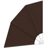Balkono privatumo ekranas 210 x 210 cm Poliesteris Ruda