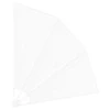 Balkono privatumo ekranas 160 x 160 cm Poliesteris Balta
