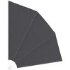 Balkono privatumo ekranas 210 x 210 cm Poliesteris Juoda