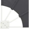 Balkono privatumo ekranas 210 x 210 cm Poliesteris Juoda