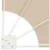Balkono privatumo ekranas 140 x 140 cm Poliesteris Smėlio