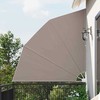 Balkono privatumo ekranas 210 x 210 cm Poliesteris Taupe