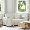 Dvivietė sofa Baltas 160 cm Dirbtinė oda