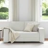 Dvivietė sofa Baltas 160 cm Dirbtinė oda