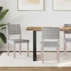 Valgomasis krėslas 2 pcs Balta plauna 46 x 55 x 84 cm