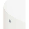 Vazonų žiedas Balta 80 x 80 x 20 cm Šaltai valcuotas plienas