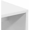 Stalas su lentyna Balta 102 x 50 x 124 cm Apdirbta mediena