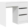 Stalas su stalčių Balta 90 x 37.5 x 75 cm Apdirbta mediena
