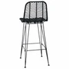 Baro Kėdė 2 pcs 44 x 52 x 111 cm Ratanas ir Geležis