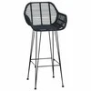 Baro Kėdė 2 pcs 55 x 52 x 105 cm Ratanas ir Geležis