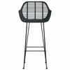 Baro Kėdė 2 pcs 55 x 52 x 105 cm Ratanas ir Geležis