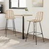 Baro Kėdė 2 pcs 44 x 52 x 111 cm Ratanas ir Geležis