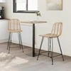 Baro Kėdė 2 pcs 44,5 x 54,5 x 97,5 cm Ratanas ir Geležis