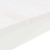 Baro stalas Balta 200 x 100 x 105 cm Kietos pušies mediena