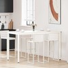 Baro stalas Balta 180 x 90 x 105 cm Kietos pušies mediena