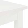 Baro stalas Balta 200 x 100 x 105 cm Kietos pušies mediena