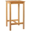 Baro stalas Natūrali 60 x 60 x 105 cm Kietasis teak