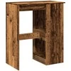 Baro stalas su laikikliais, medienos, 90x47,5x103,5cm, mediena