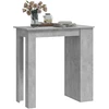 Baro stalas su lentyna, betono pilkas, 102x50x103,5cm, MDP