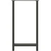 Kavos staliuko kojelės, antracito, 2 vnt., 60x(110-111)cm