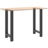 Kavos staliuko kojelės, antracito, 2 vnt., 40x(90-91)cm