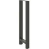 Baro stalo kojos, antracito spalvos, 2 vnt., 40x(110-111) cm, plienas