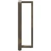 Baro stalo kojos, T formos, 2 vnt., juodos, 40x35x(110-111) cm, plienas
