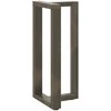 Baro stalo kojos, T formos, 2 vnt., juodos, 40x35x(90-91) cm, plienas