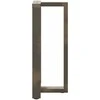 Baro stalo kojos, T formos, 2 vnt., juodos, 50x35x(90-91) cm, plienas