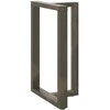 Baro stalo kojos, T formos, 2 vnt., juodos, 60x35x(90-91) cm, plienas
