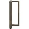 Baro stalo kojos, T formos, 2 vnt., juodos, 60x35x(90-91) cm, plienas