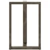 Baro stalo kojos, T formos, 2 vnt., juodos, 60x35x(90-91) cm, plienas