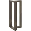 Baro stalo kojos, T formos, 2 vnt., juodos, 50x35x(90-91) cm, plienas