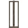 Baro stalo kojos, T formos, 2 vnt., juodos, 40x35x(110-111) cm, plienas