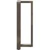 Baro stalo kojos, T formos, 2 vnt., juodos, 50x35x(100-101) cm, plienas